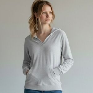 Active Ralph Lauren Gray Pullover Hoodie Sweatshirt XS Good Condition